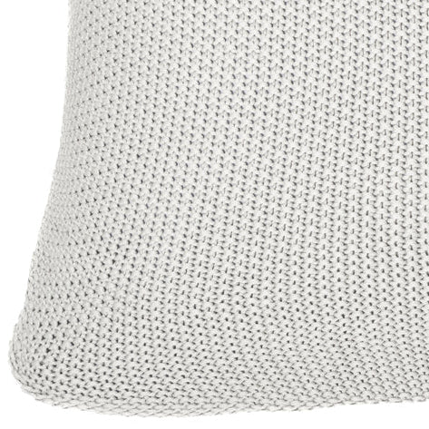 Charly grey knit european pillow