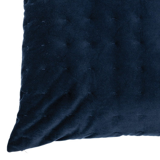 Riad set of navy velvet decorative pillows
