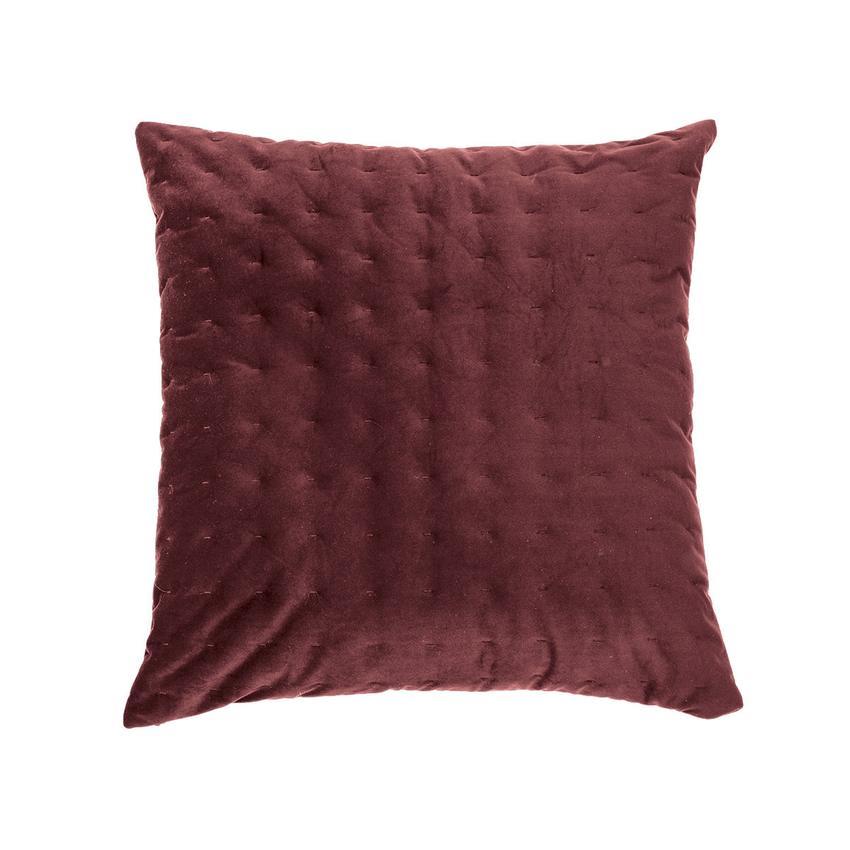 Riad burgundy velvet european pillow