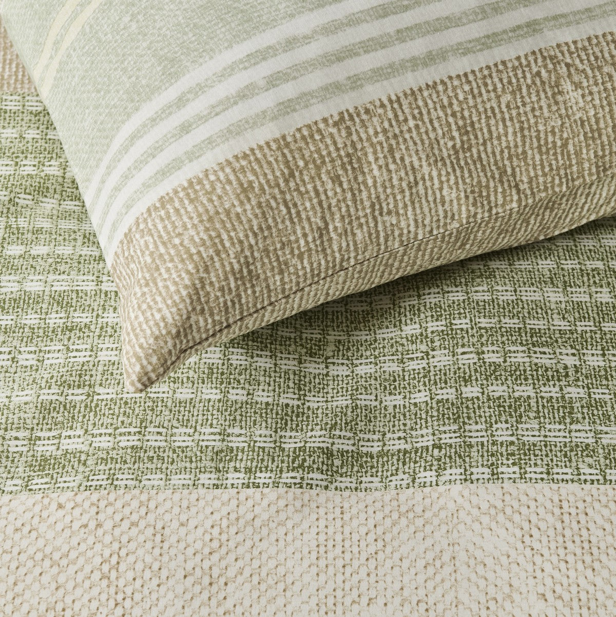 Shitake green duvet cover