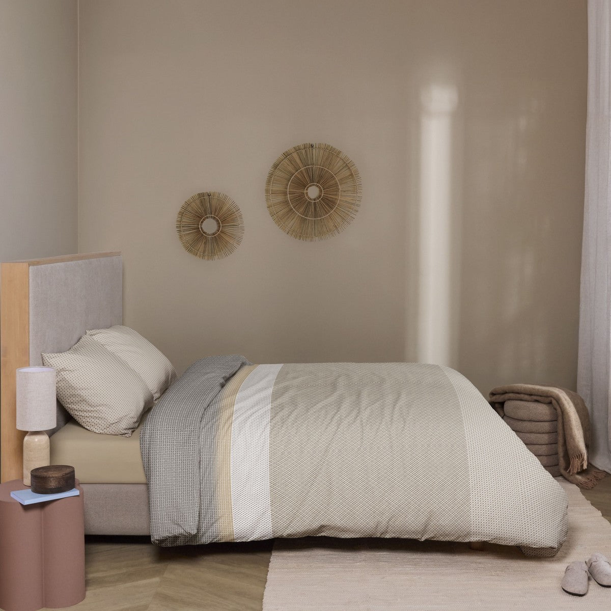 Housse de couette aux motifs géométriques Strom