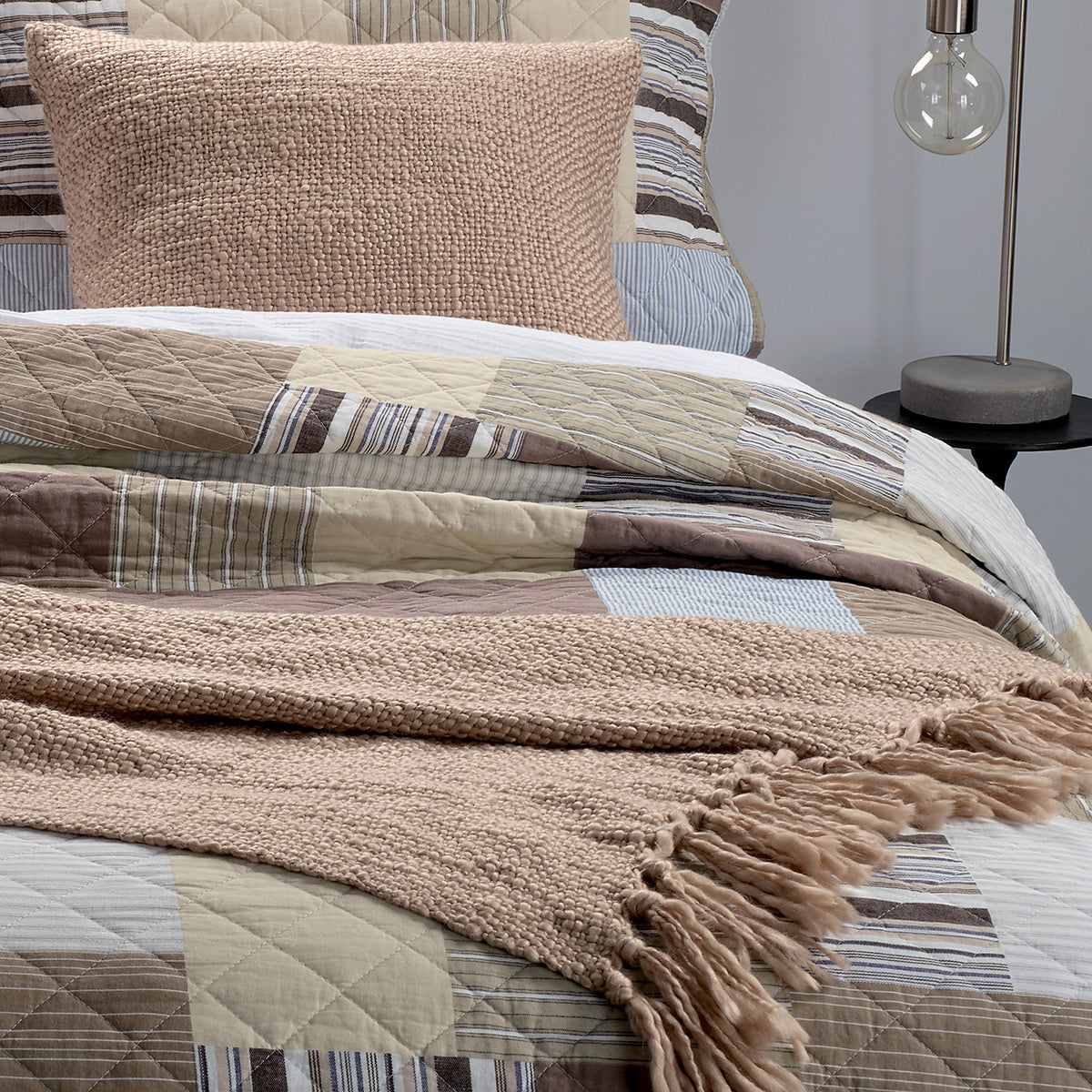 Courtepointe imprimée patchwork Teriyaki