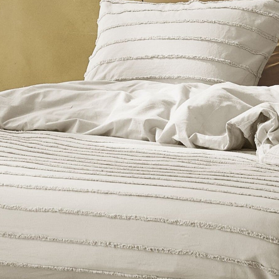 Housse de couette texturée Tufted