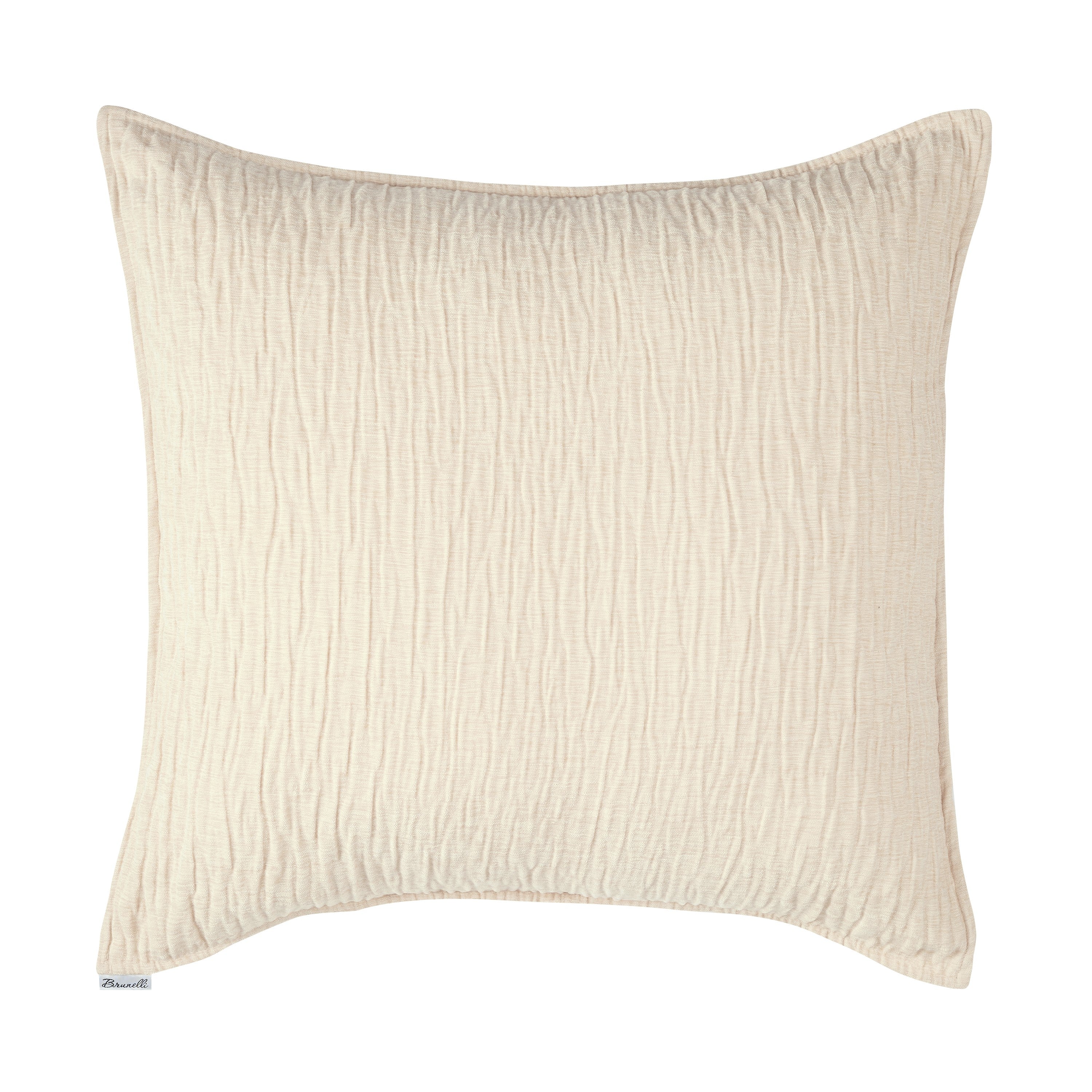 Barbara Cream Textured European Pillow Sham