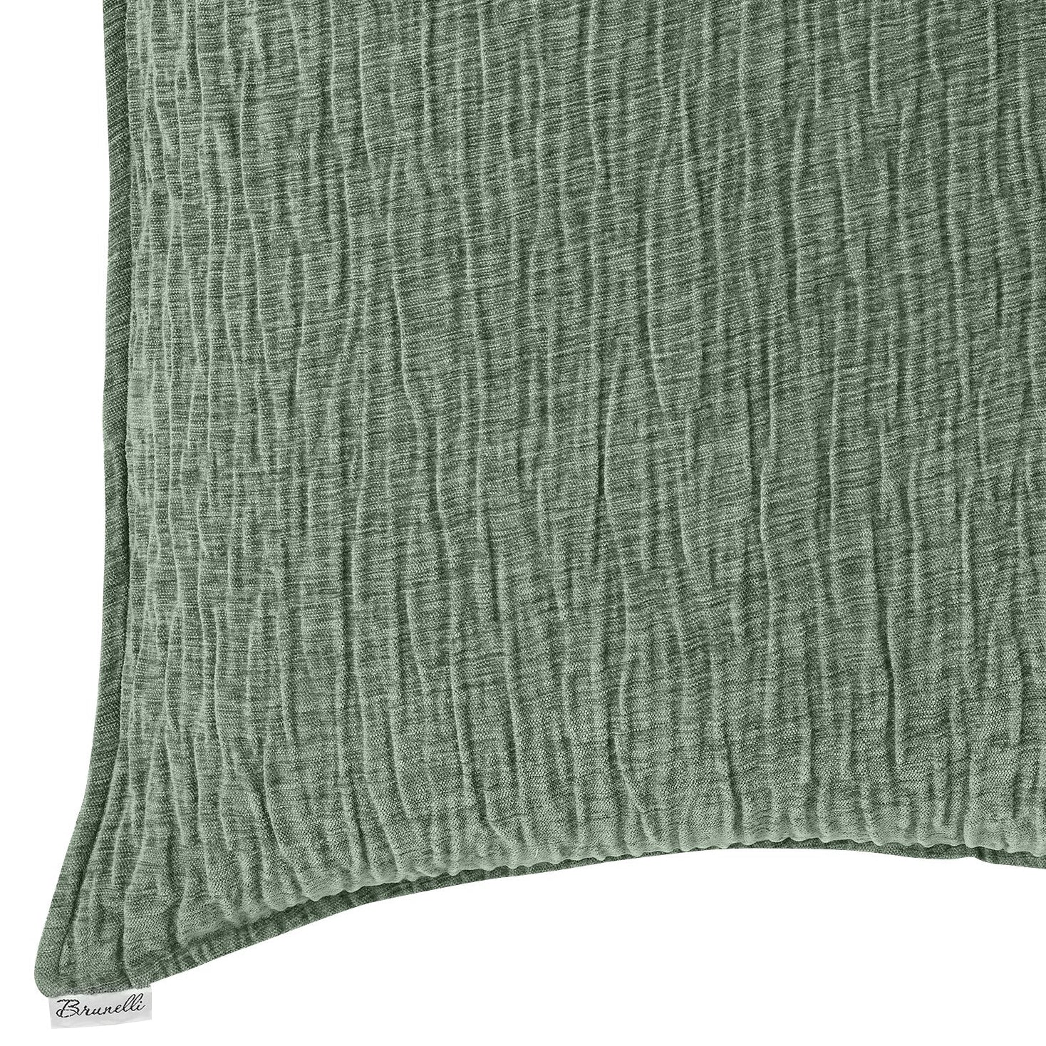 Barbara Green Textured European Pillow Sham