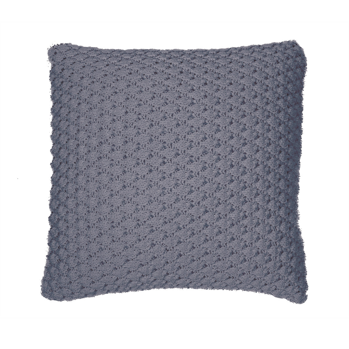 Basket chenille blue european pillow