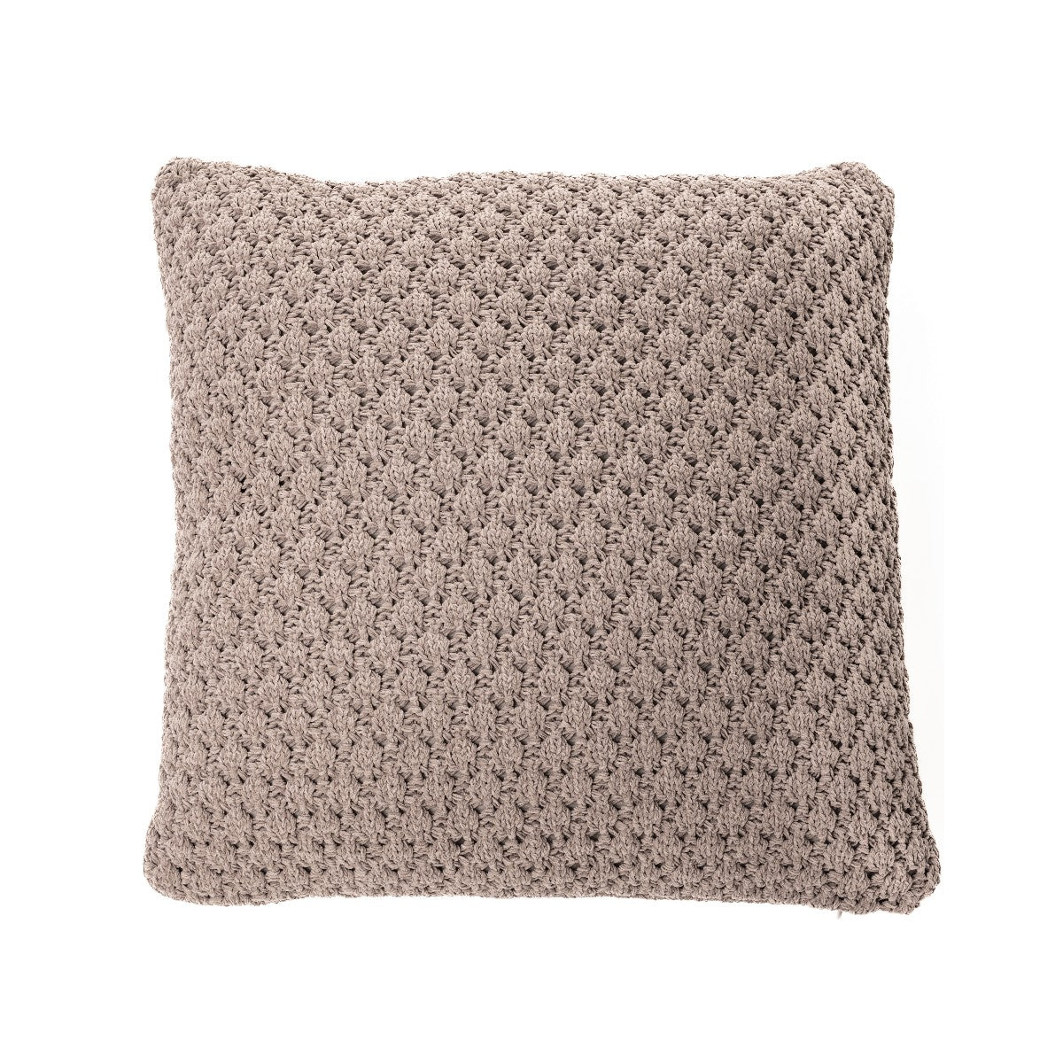 Basket chenille brown european pillow