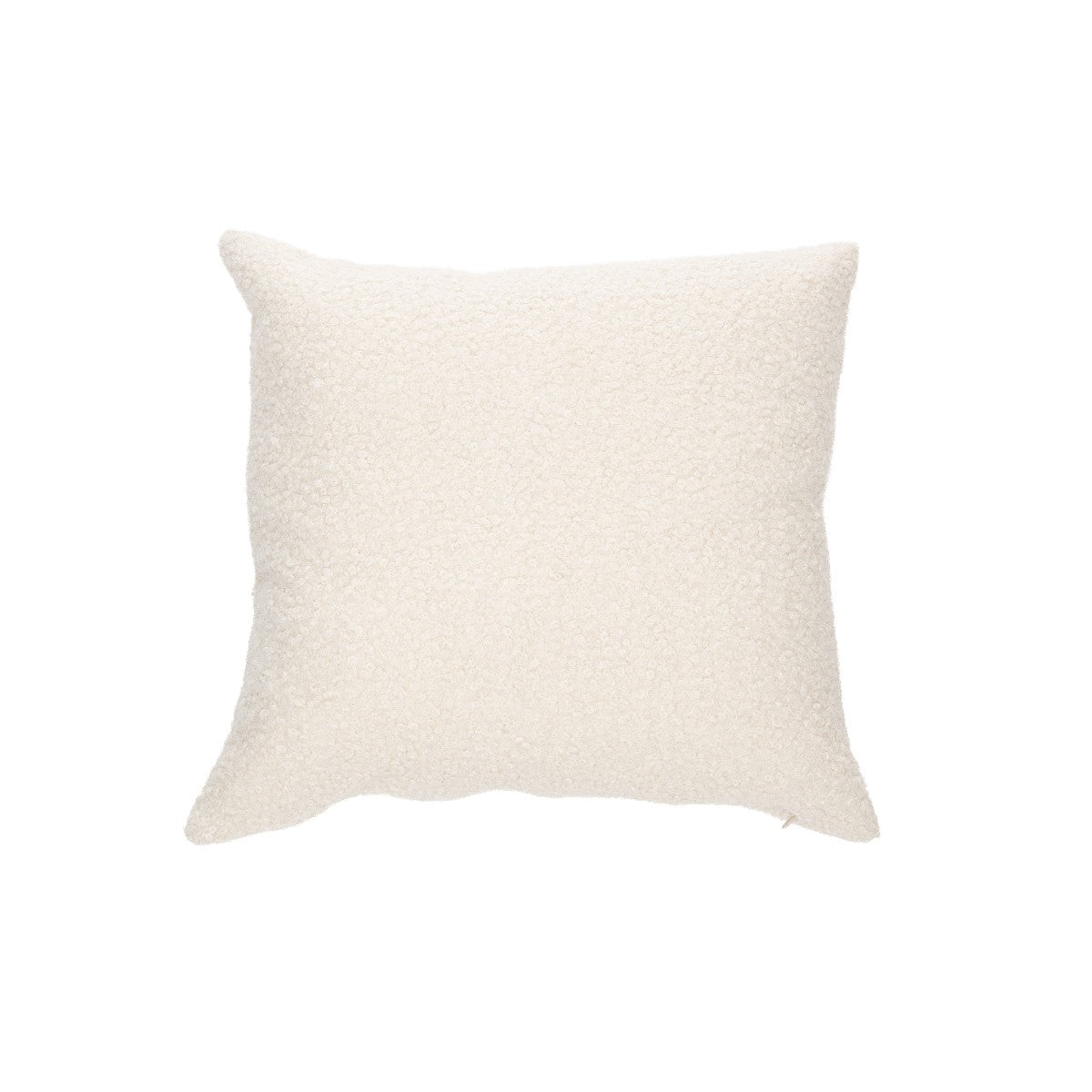 Coussin en faux mouton crème Biquette