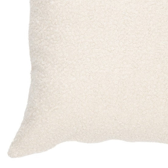 Coussin en faux mouton crème Biquette