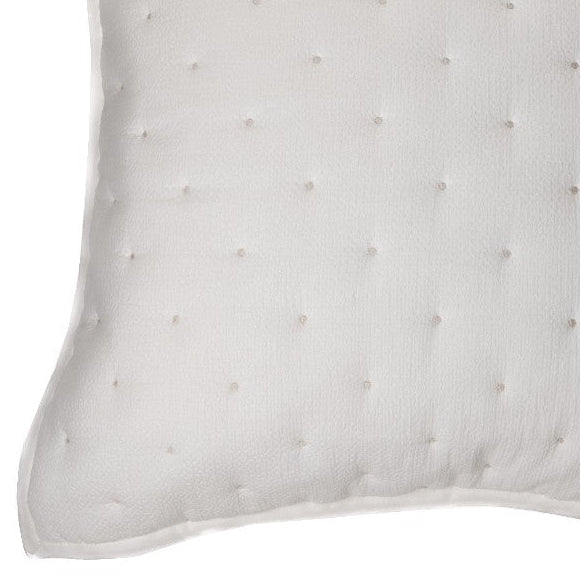White European Pillow sham