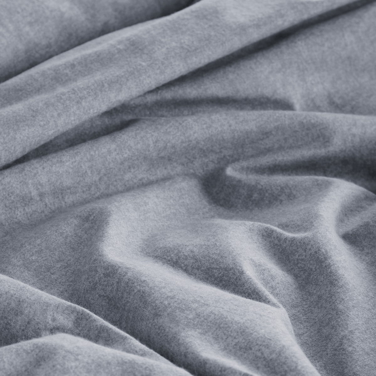 Bonheur Grey Flannel Duvet Cover