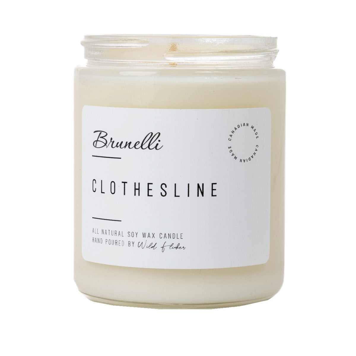 Fresh laundry soy wax candle