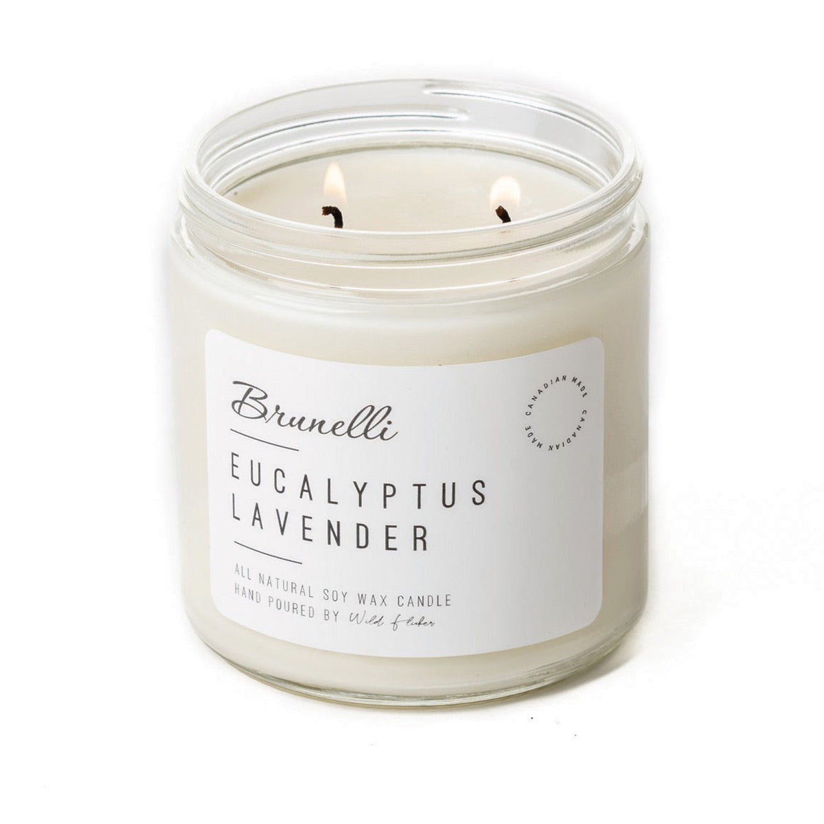 Eucalyptus Lavender soy wax candle