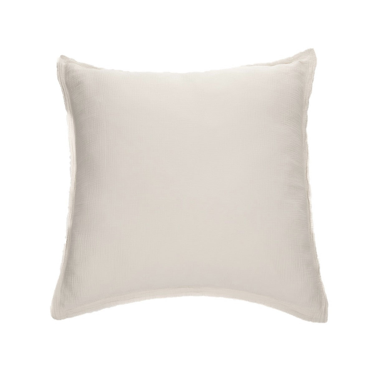Muslin cream decorative pillow cover