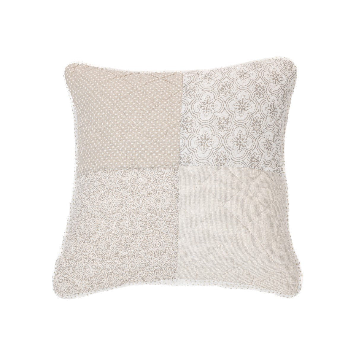 Luna patchwork pillow cover