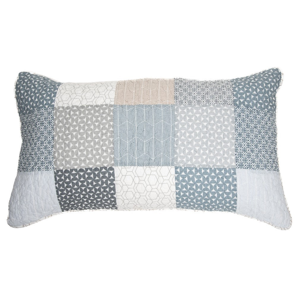 Gazebo geometric pattern pillow sham