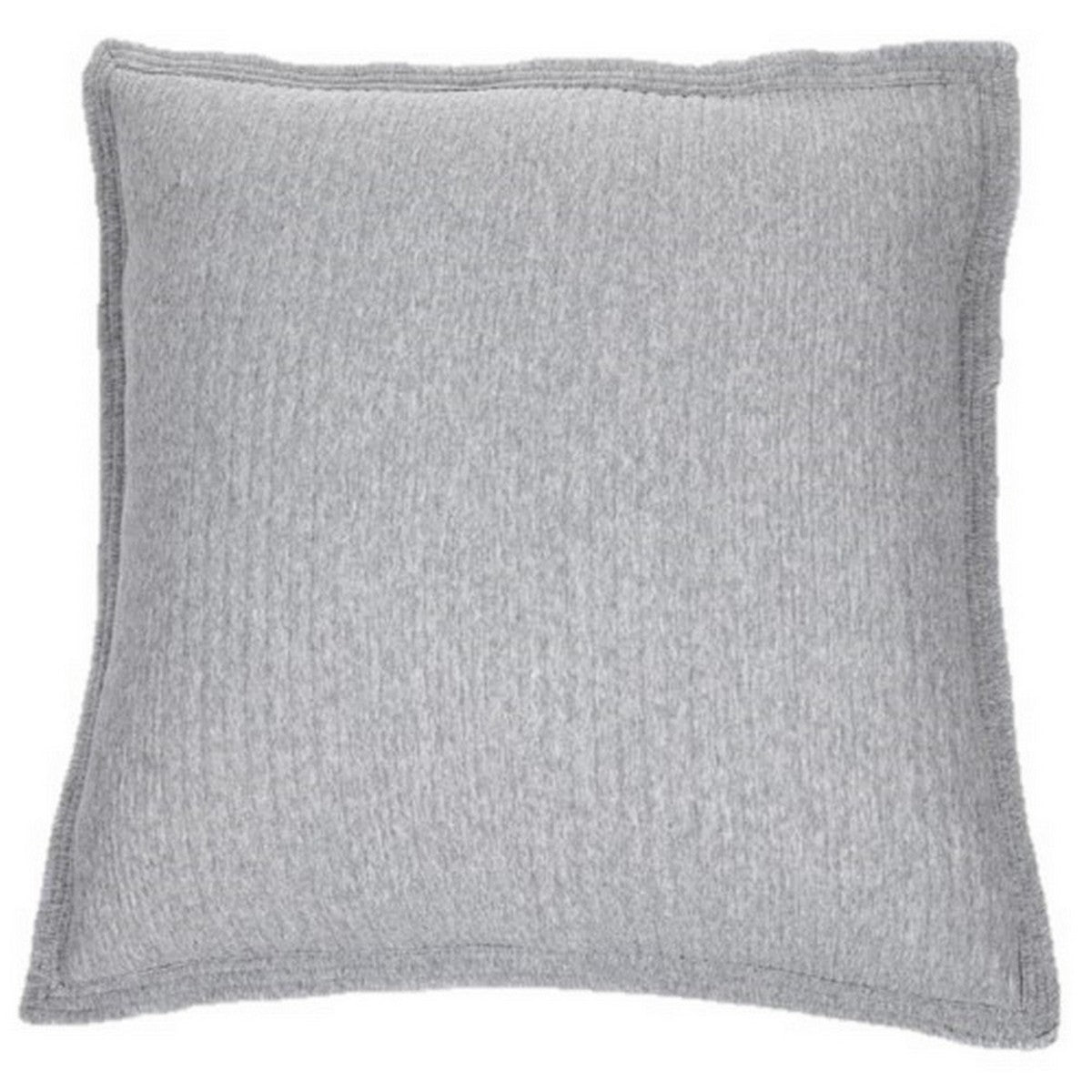 Suite grey quilted european sham