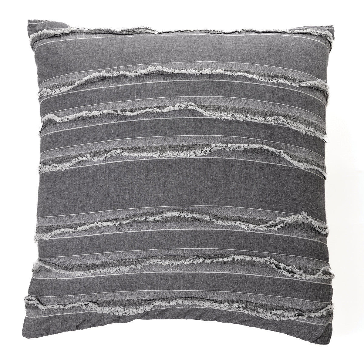 Relax grey european pillow sham