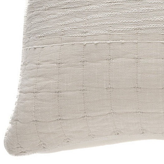 Moss natural toned european pillow sham