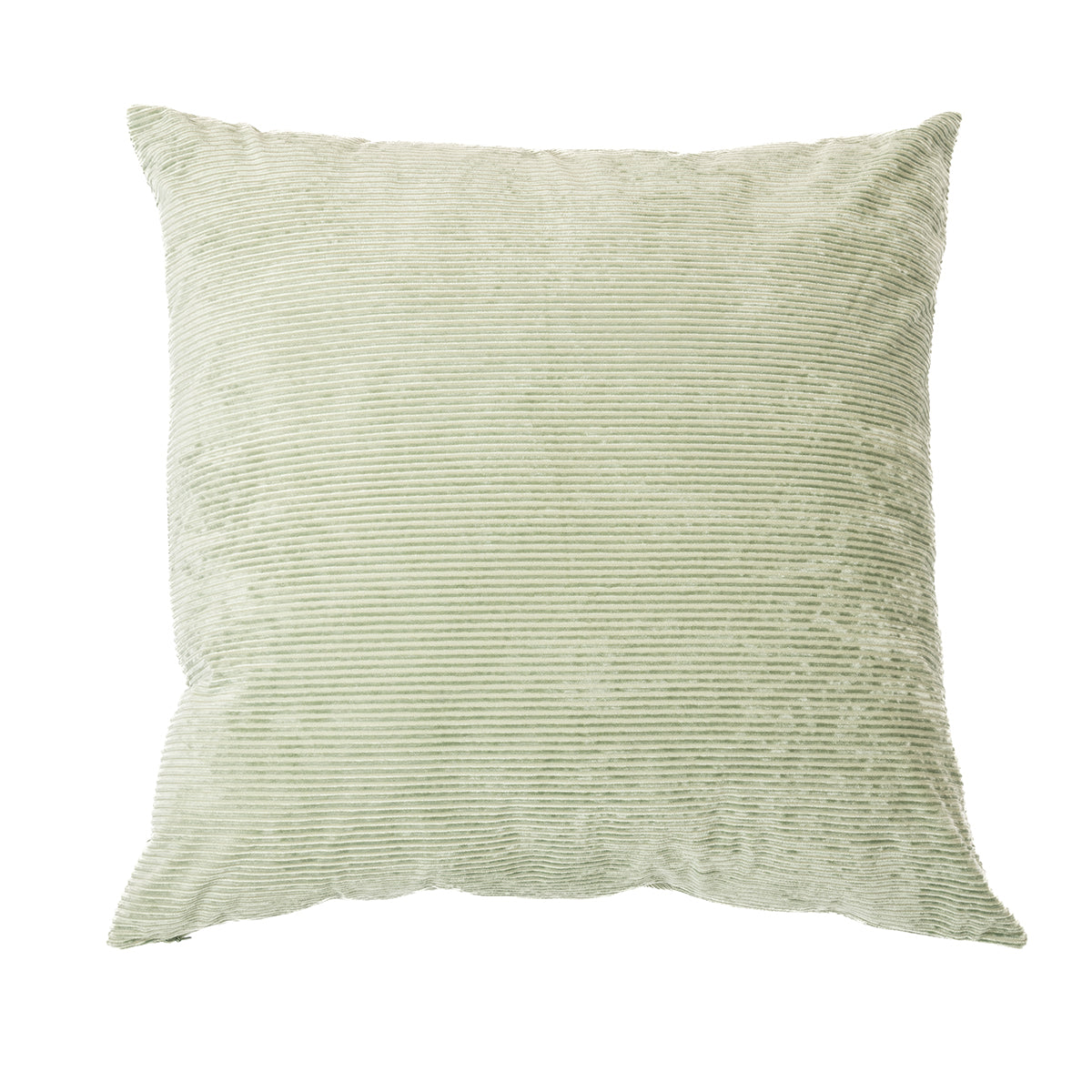 Corduroy sage green decorative pillow
