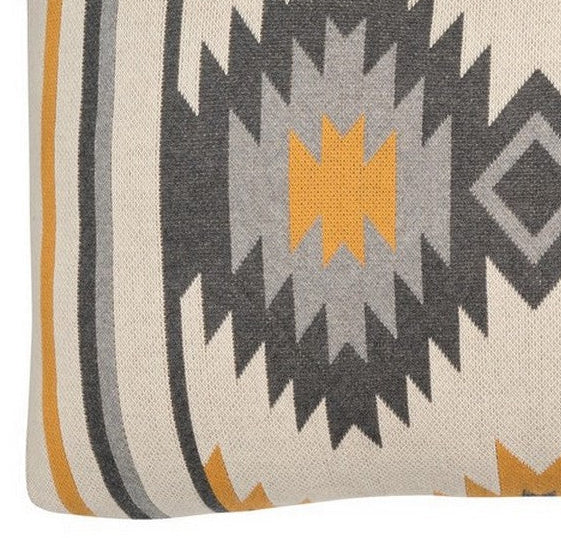 Coussin de style aztèque Ozalee