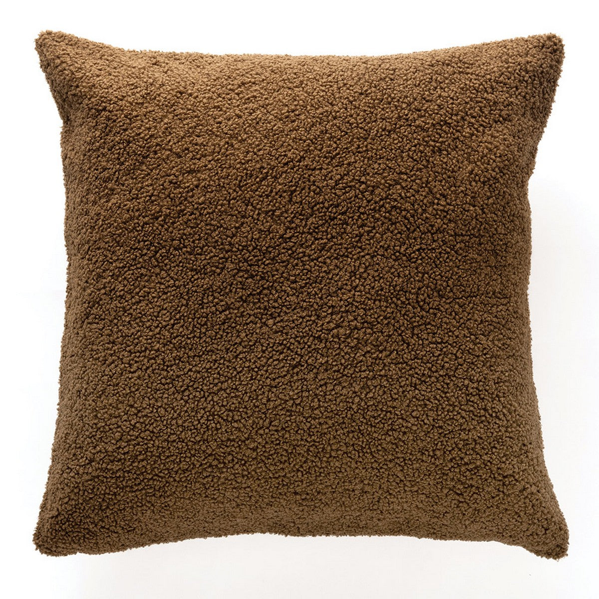 Coussin décoratif marron Plush