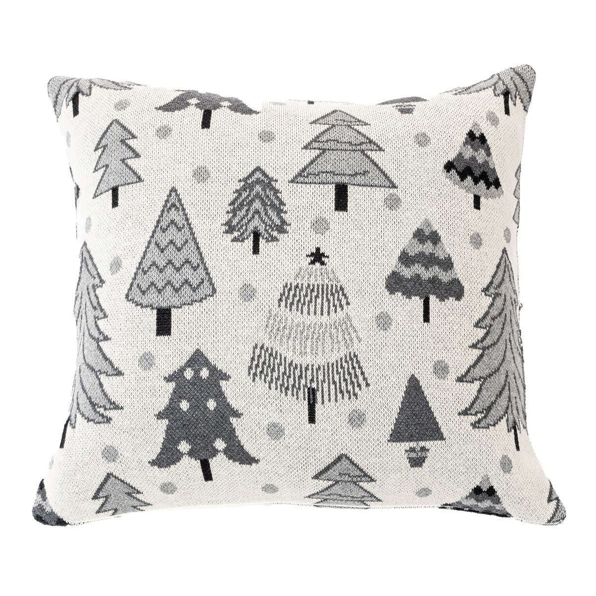 Noël knit decorative pillow