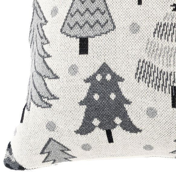 Noël knit decorative pillow
