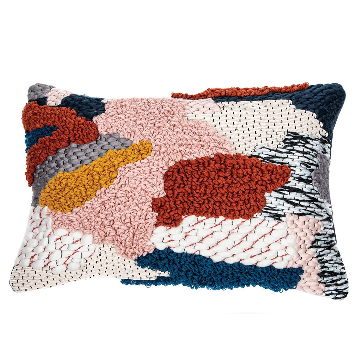 Coussin rectangulaire texturé Sabine