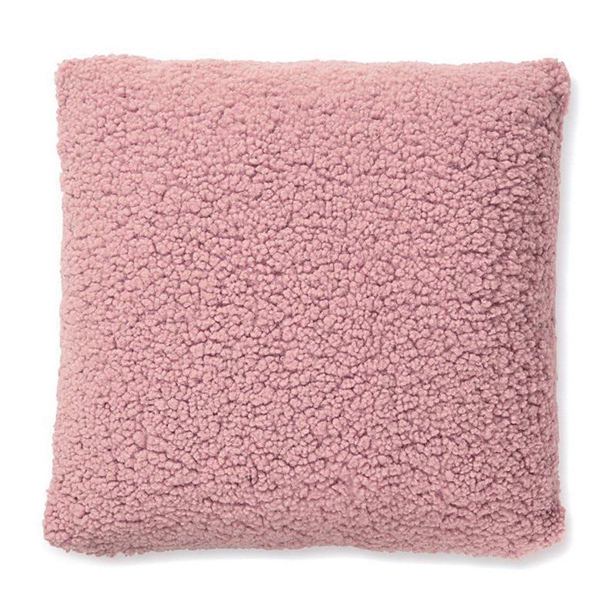 Sherpa pink decorative pillow