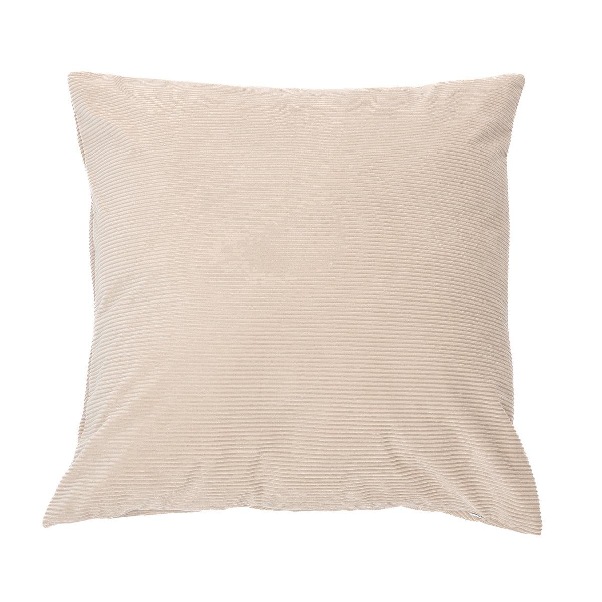 Corduroy natural decorative pillow