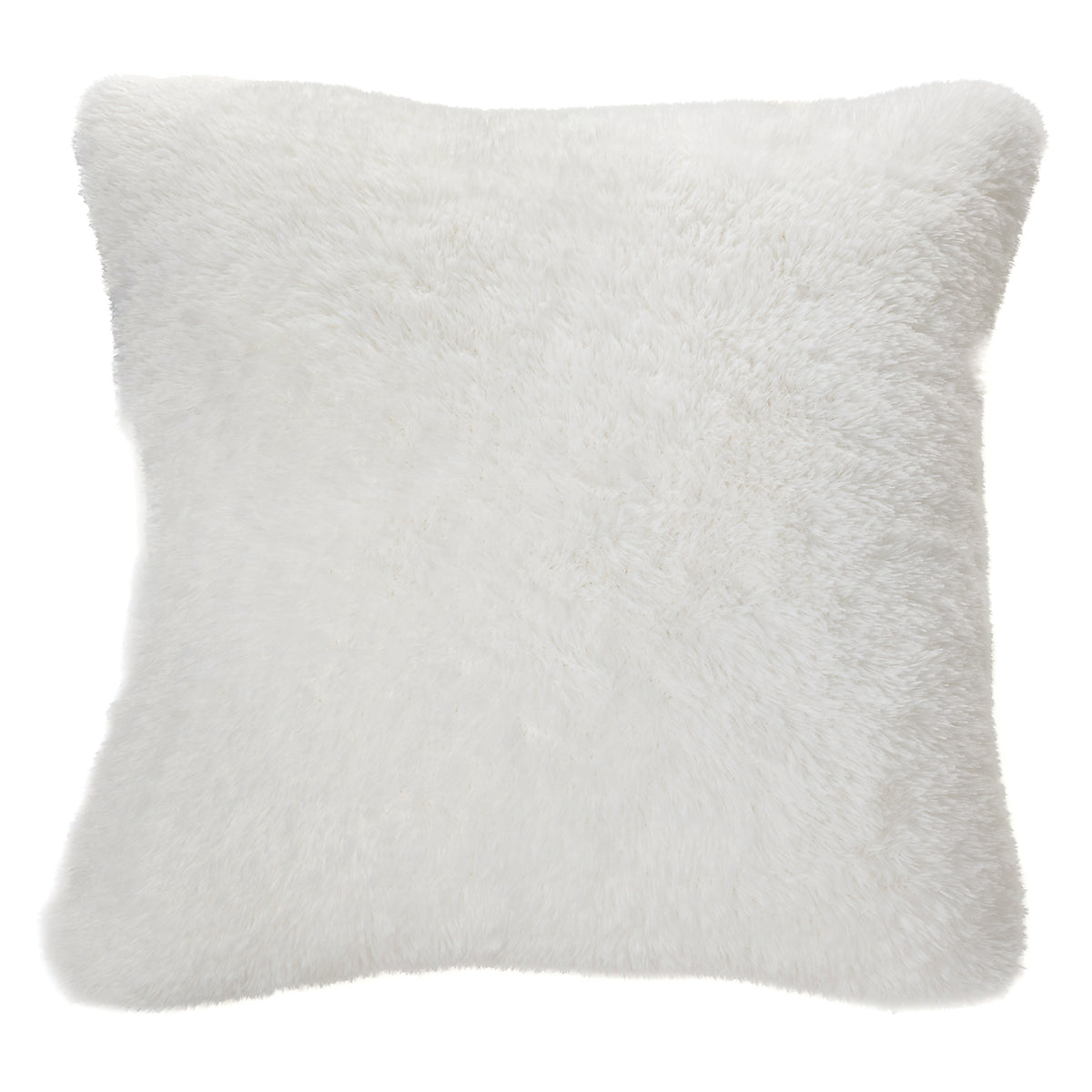 Oreiller européen fausse fourrure blanche Doudou