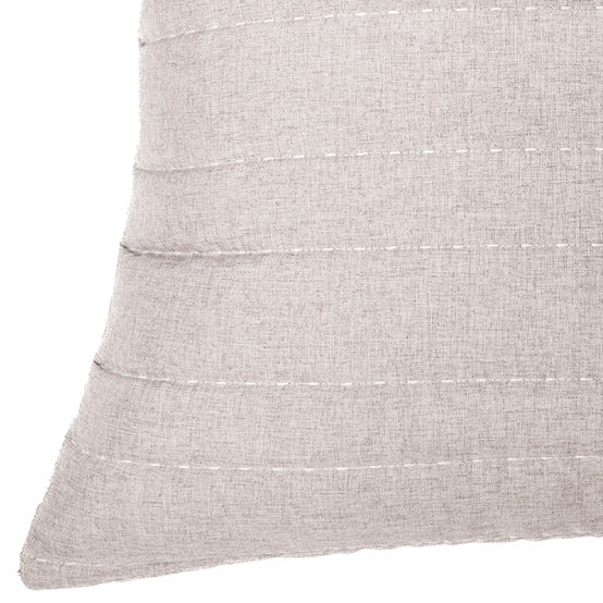 Coussin décoratif piqué naturel Dumpling