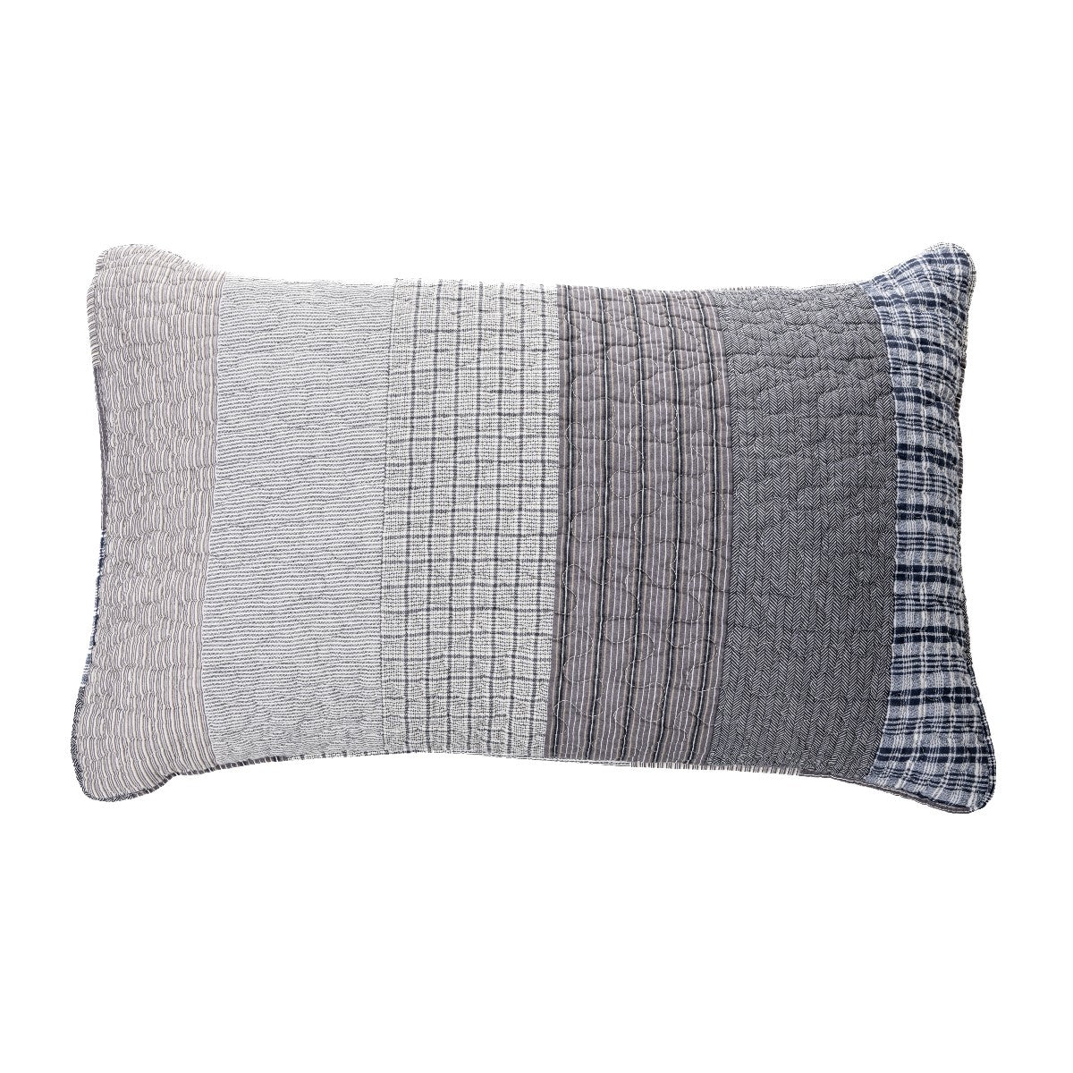 Edward striped reversible quilt