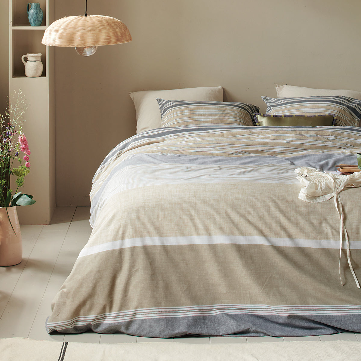 Mocktail striped duvet cover