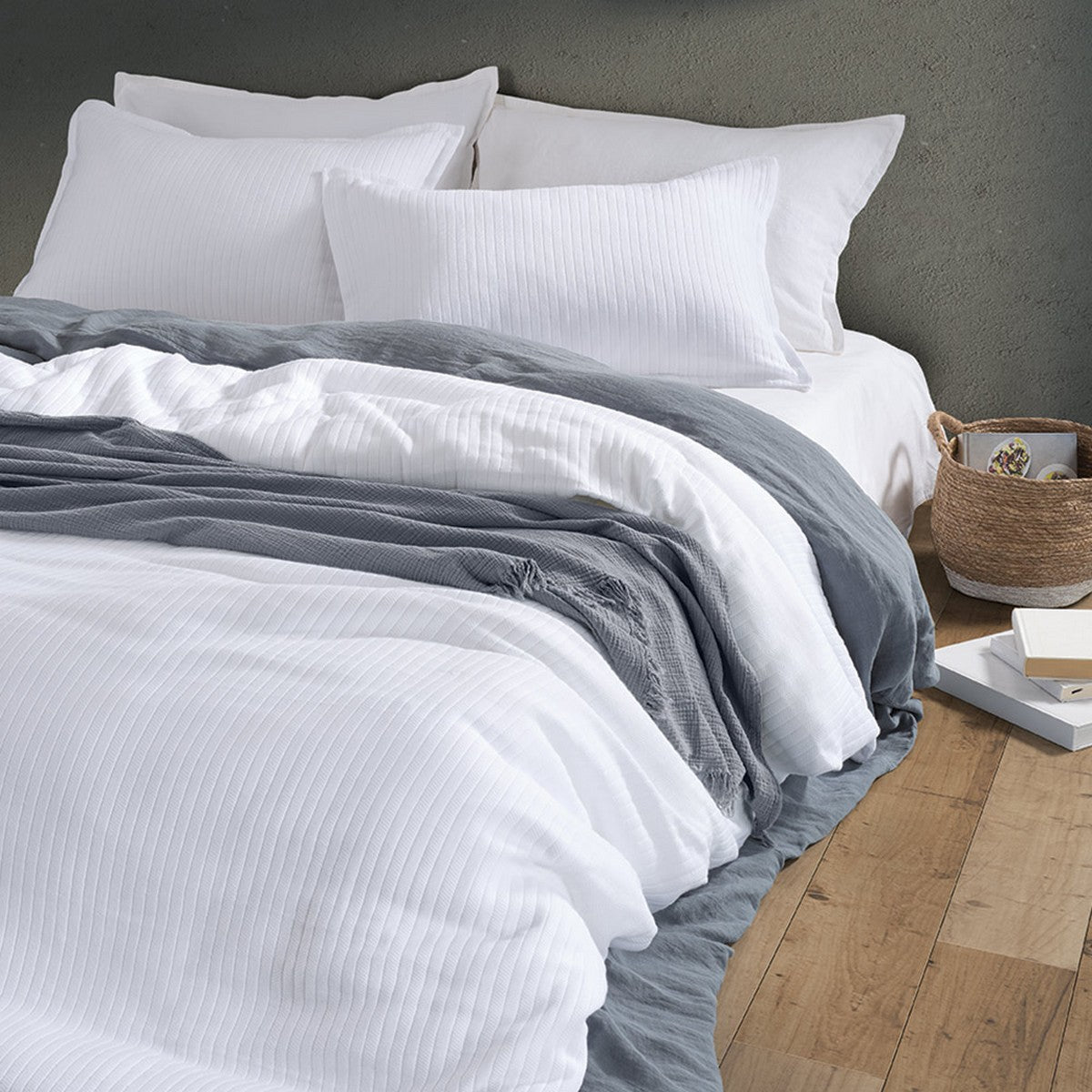 Maldives white duvet cover