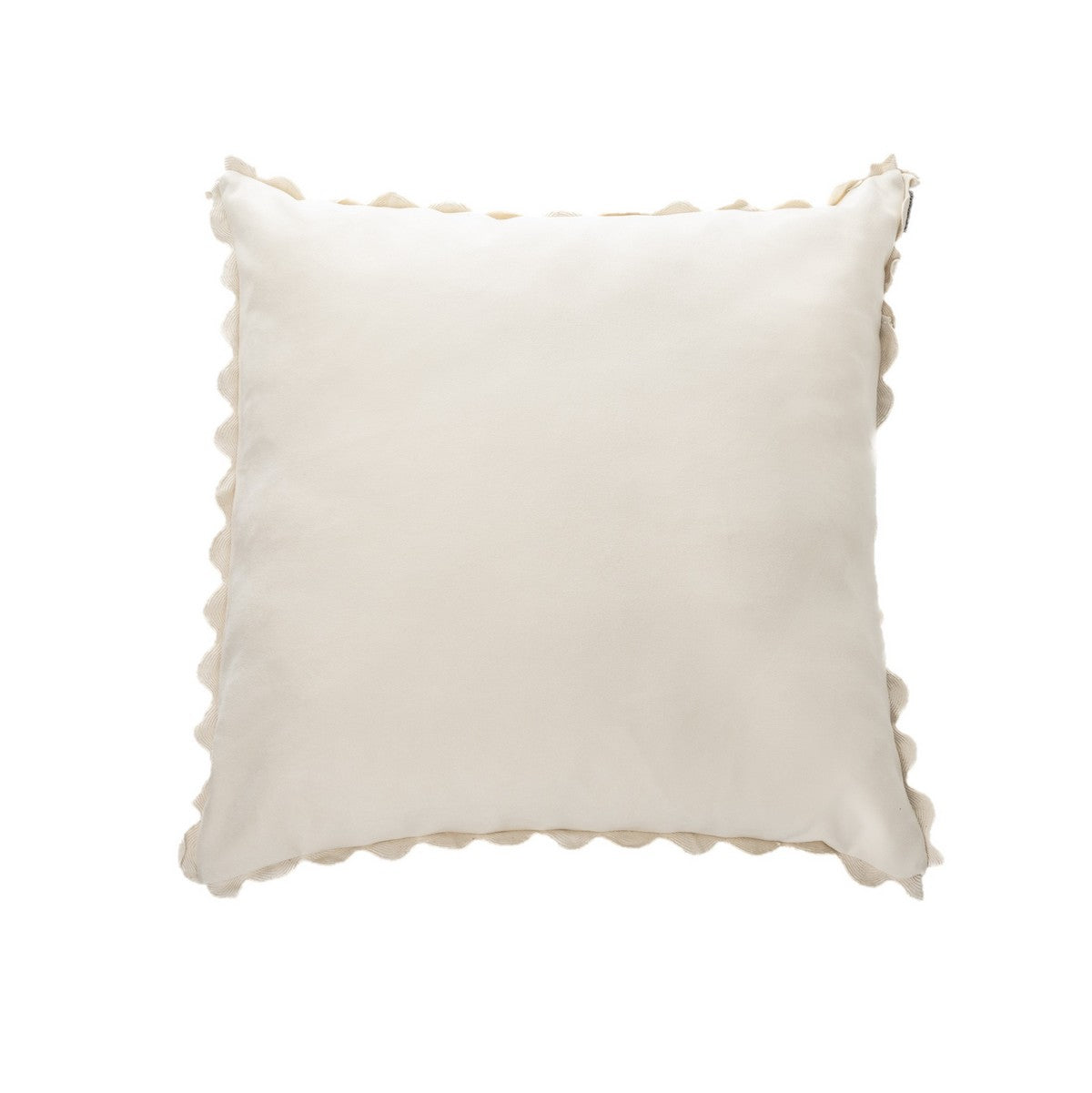 Ivory cream suede european pillow
