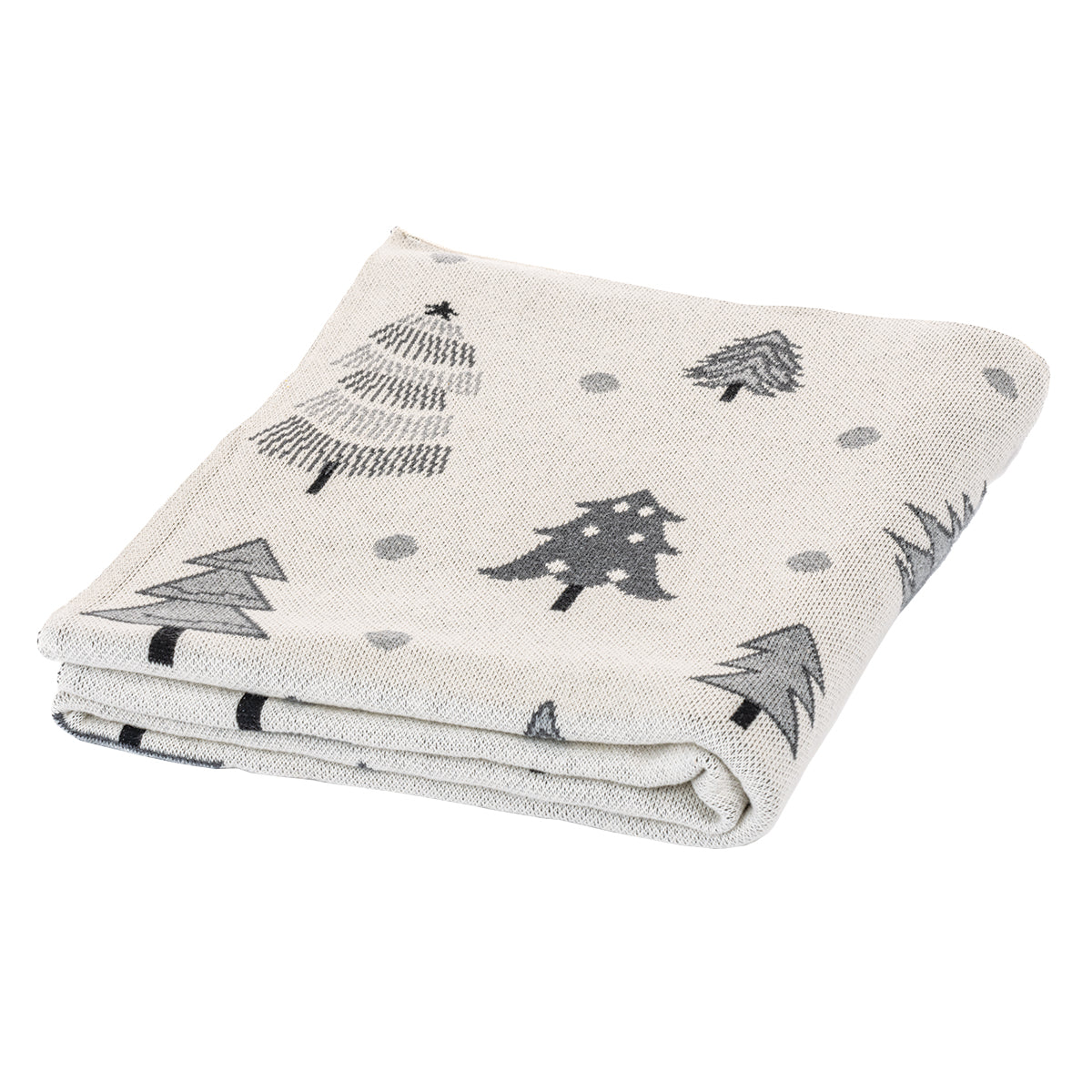 Noël knit throw