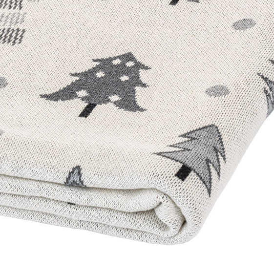 Noël knit throw