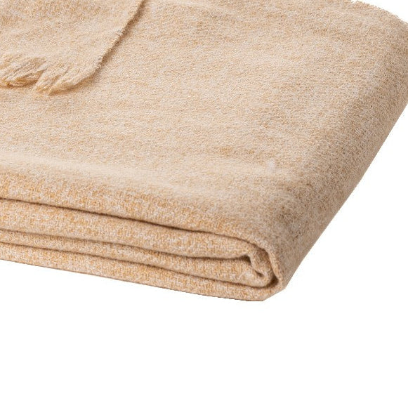 Millie solid terracotta throw