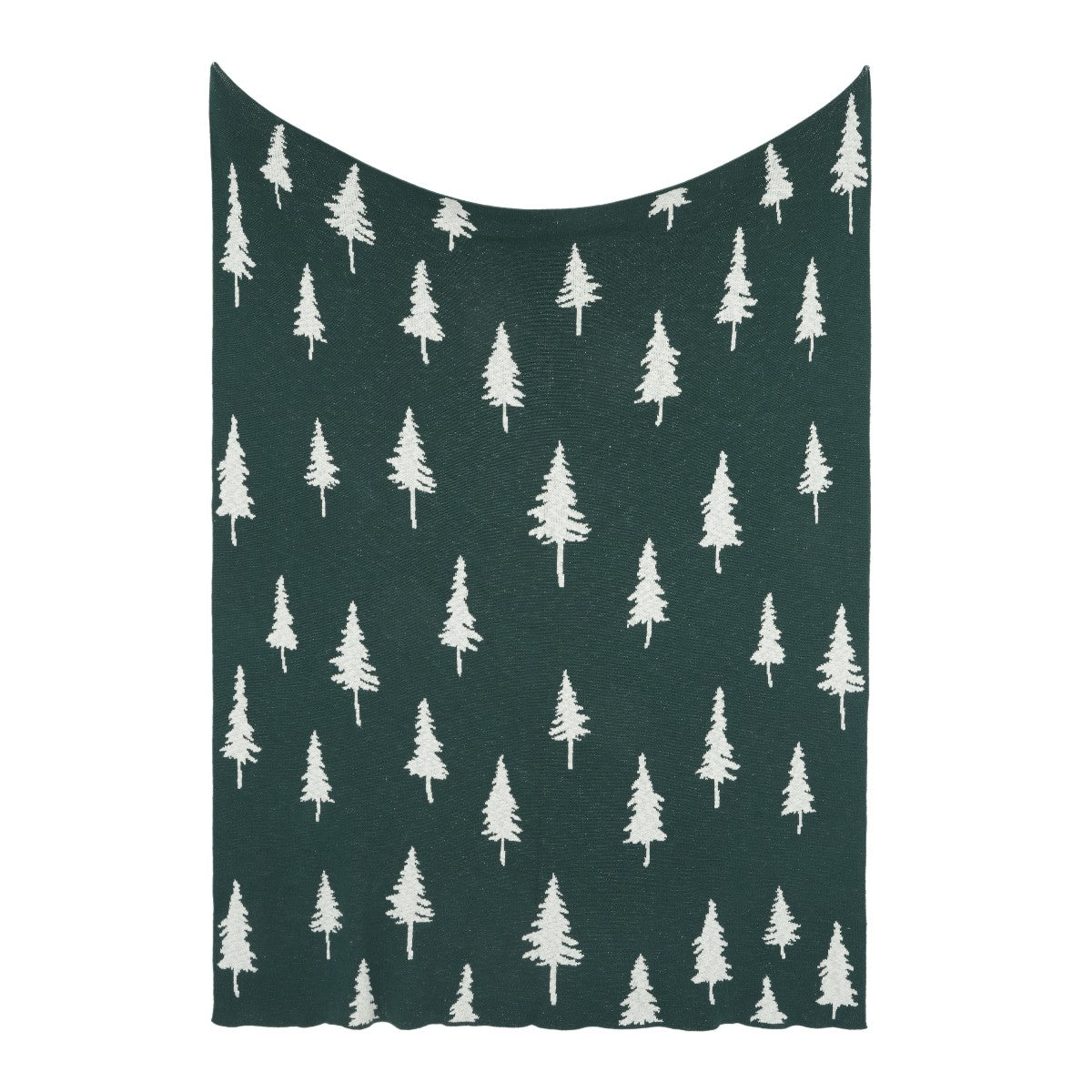 Mowgli Green Christmas Throw