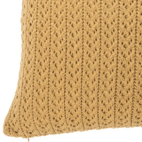 Naja tan knit european pillow