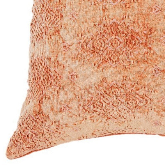 Toro terracotta jacquard velvet european pillow