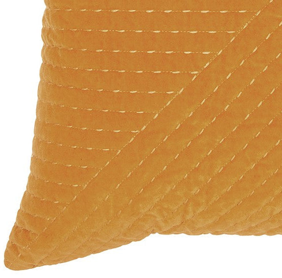 Oreiller européen moutarde Velours
