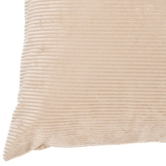 Corduroy natural european pillow