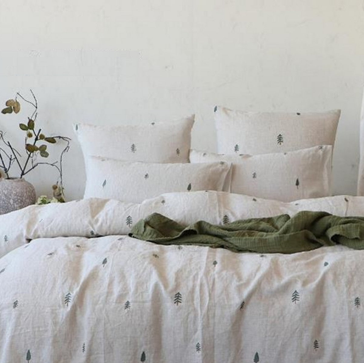 Housse de couette avec des sapins Papou