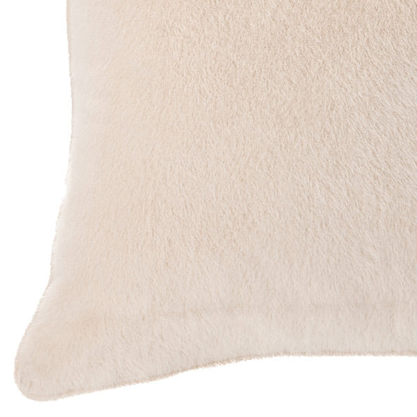Polux natural faux fur decorative pillow