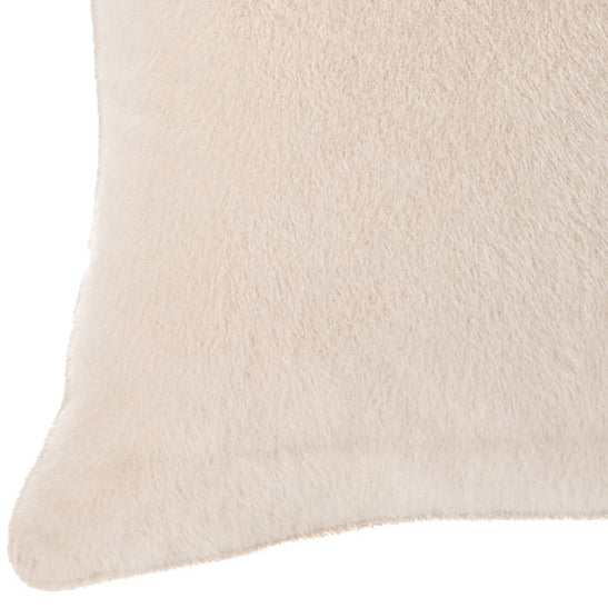 Polux natural faux fur european pillow