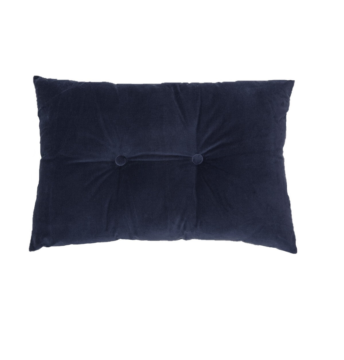 Riad navy velvet oblong decorative pillow