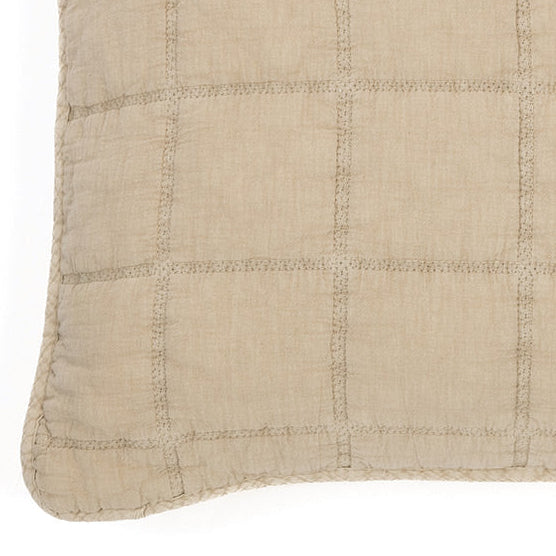 Sweet natural stitched decorative pillow cover
